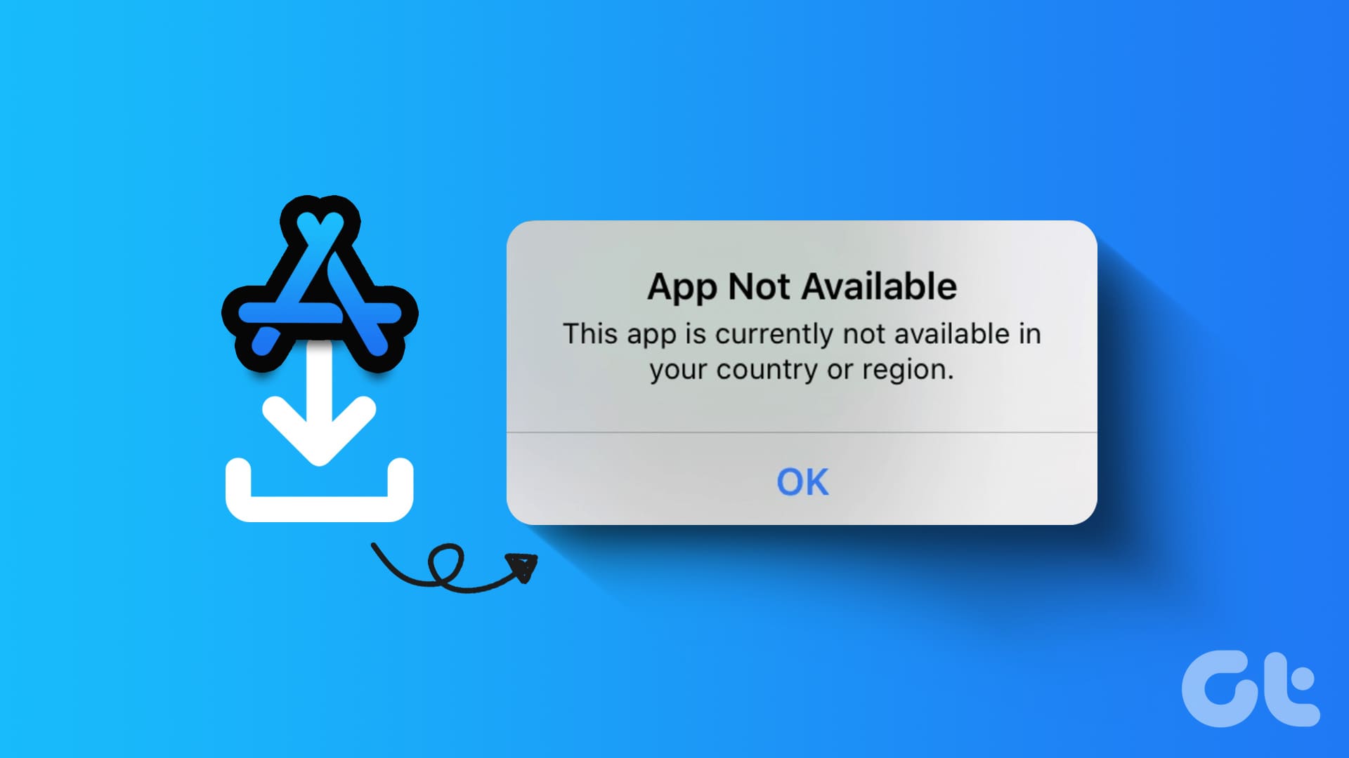App Store应用不可用提示界面