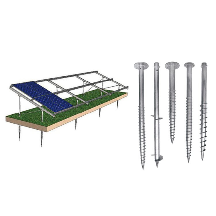 Q235 Ground Screw Pile for Solar Mounting System