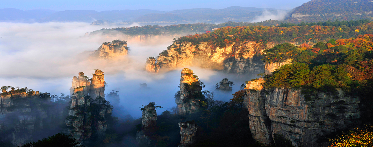 Zhangjiajie Wulingyuan Quartz Sandstone Peak Forest