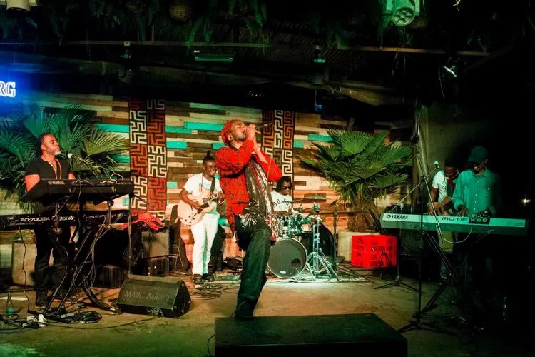 Live band performing at best live music restaurant Nairobi