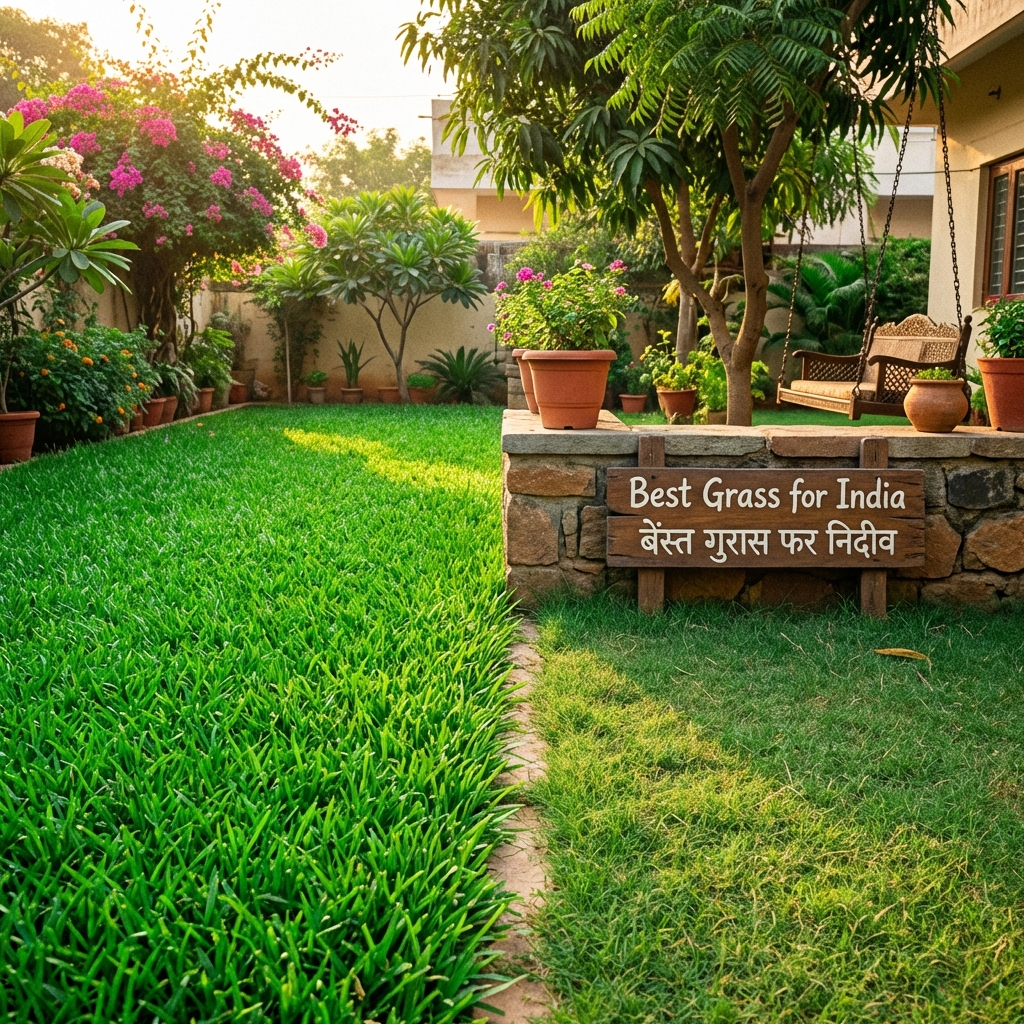 Best grass for India home garden lawn
