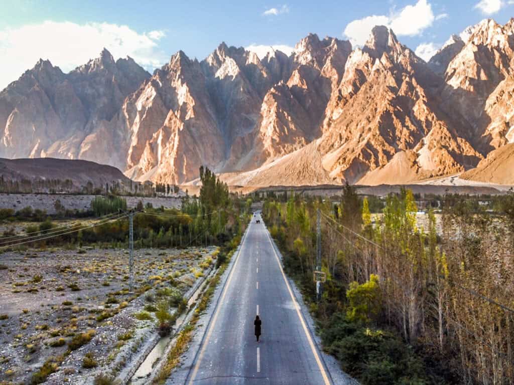 Passu Cones Hunza - Cathedral Peaks Karakoram Highway