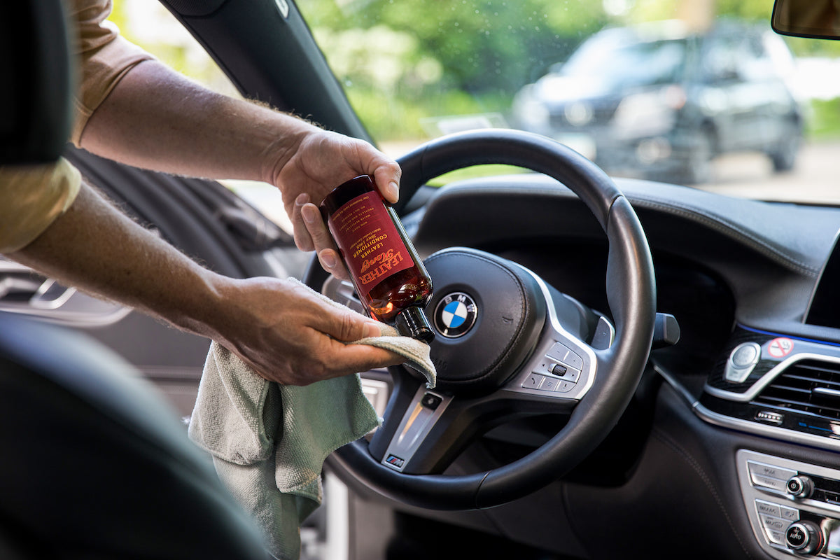 Leather interior conditioning