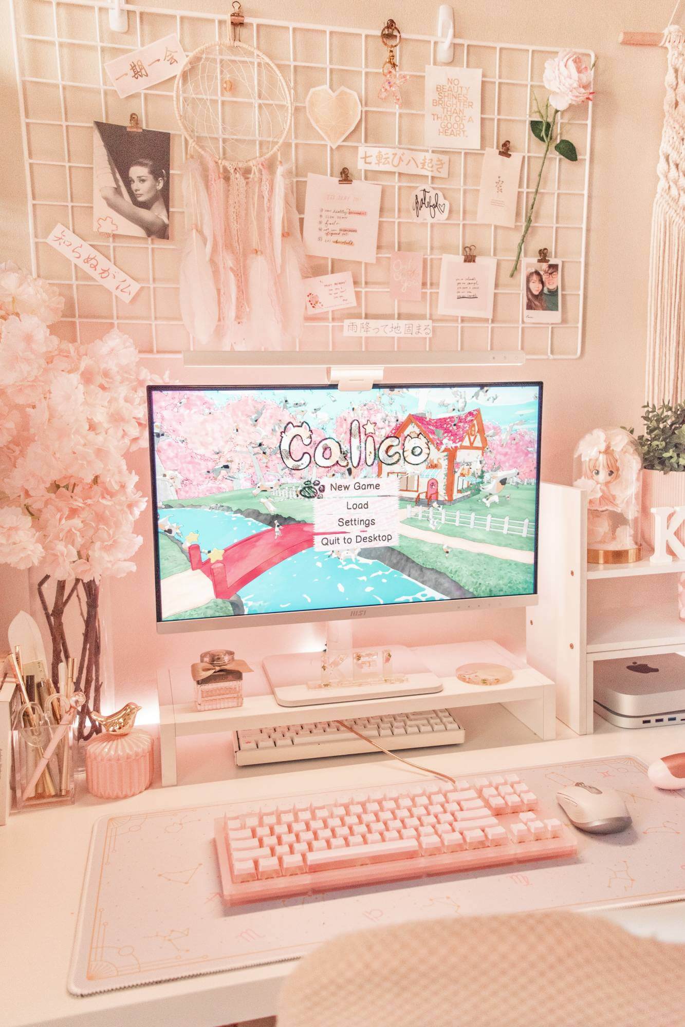 Chic Pink Desk