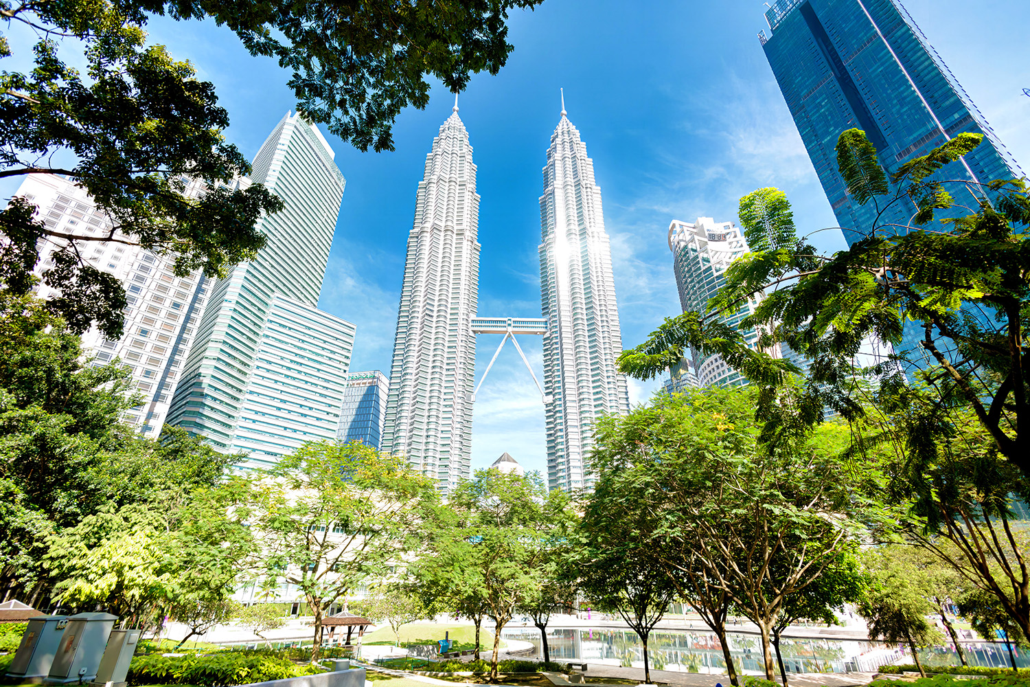 Petronas Twin Towers in Kuala Lumpur, Malaysia