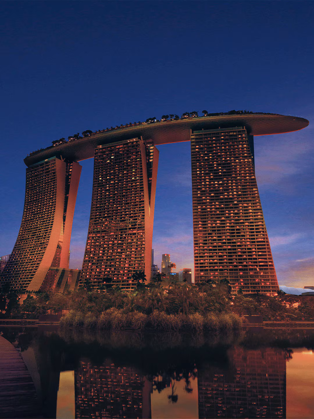 Marina Bay Sands integrated resort in Singapore