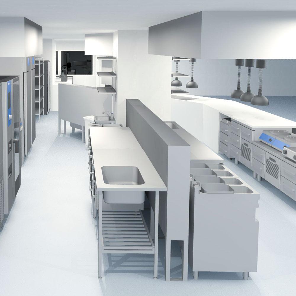 3D Kitchen Layout Design