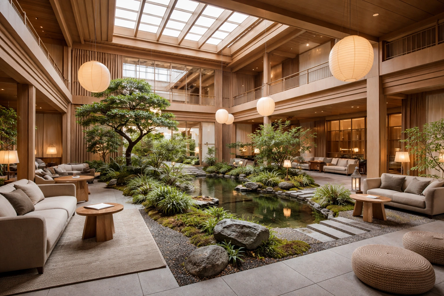 水疗中心自然风格网站界面设计