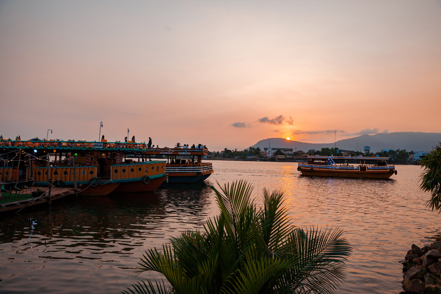 Kampot River Sunset