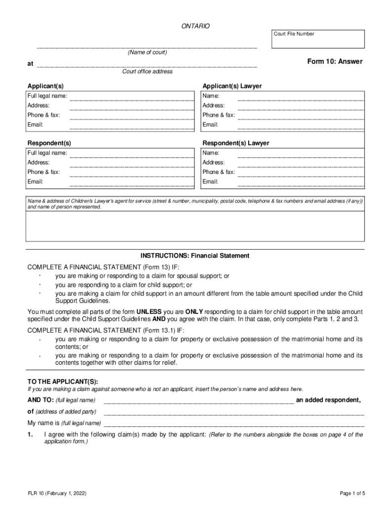 Ontario child support
