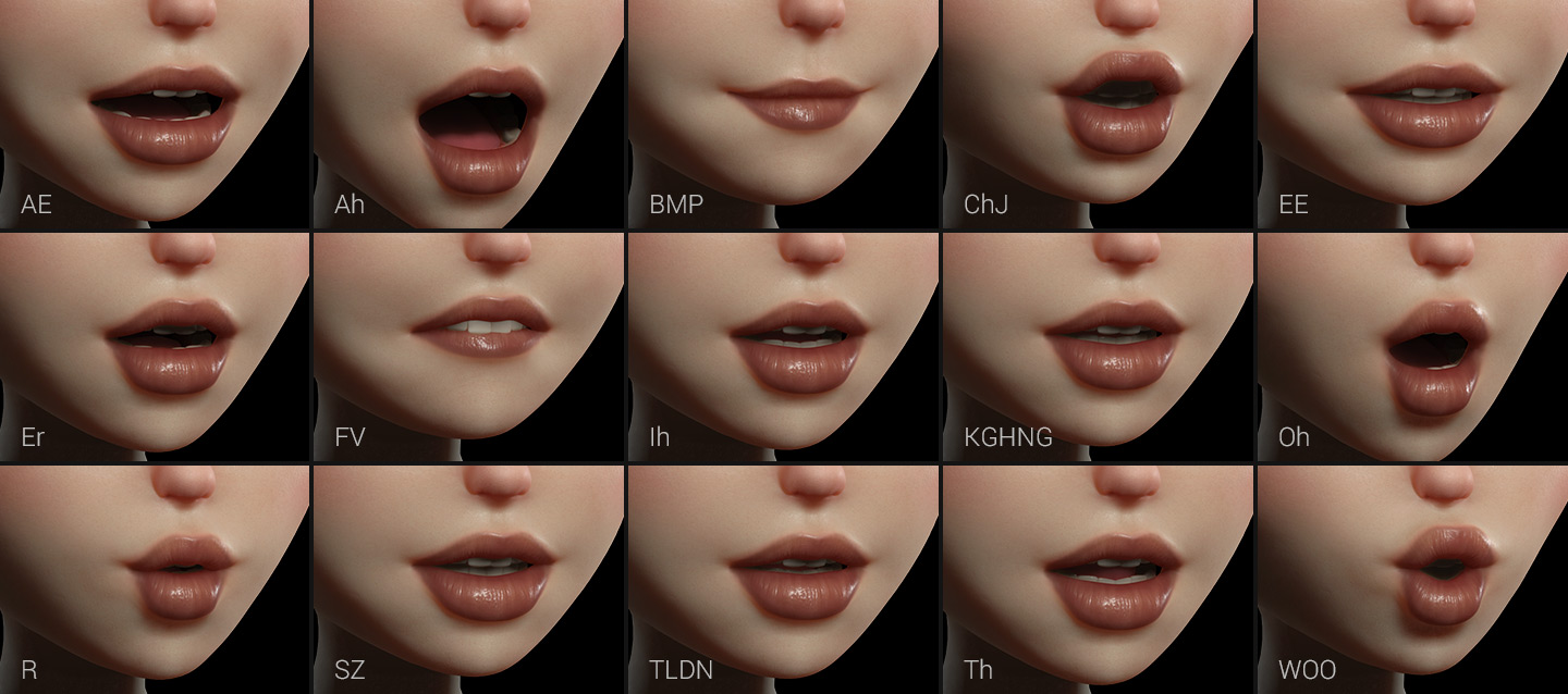 AI-generated character with realistic lip synchronization