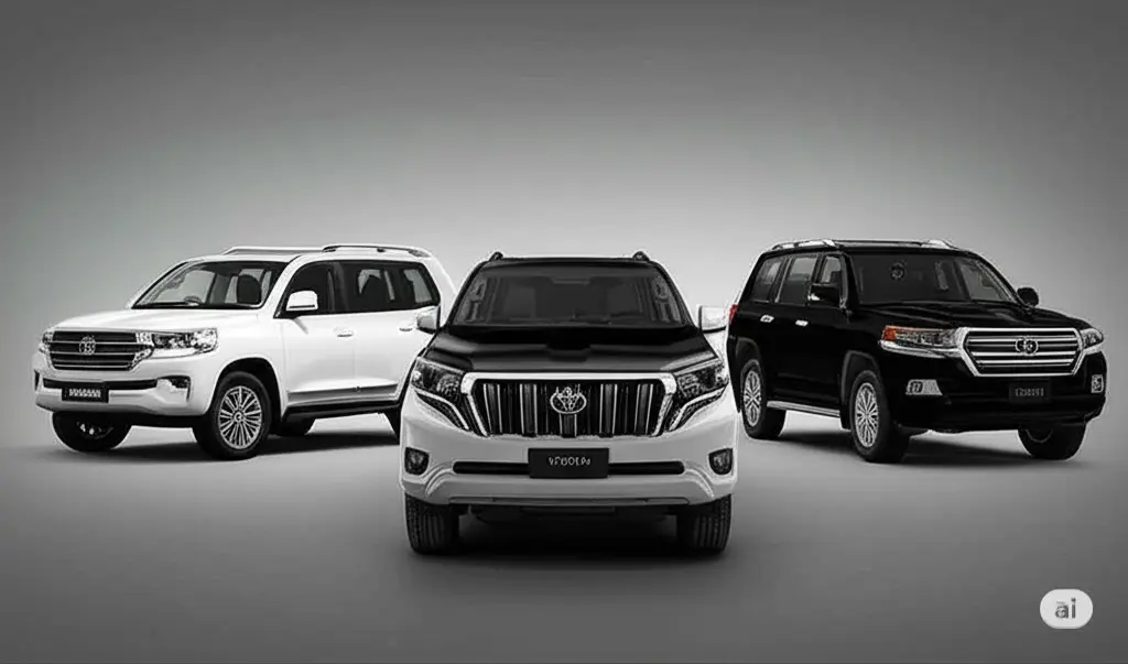 Adventure GB Toyota Prado fleet ready for Skardu and Hunza valley tours