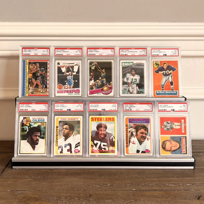 Graded Card Desktop Shelf Display – Robeck Custom Displays
