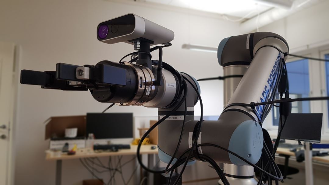 机器人操作实验室场景