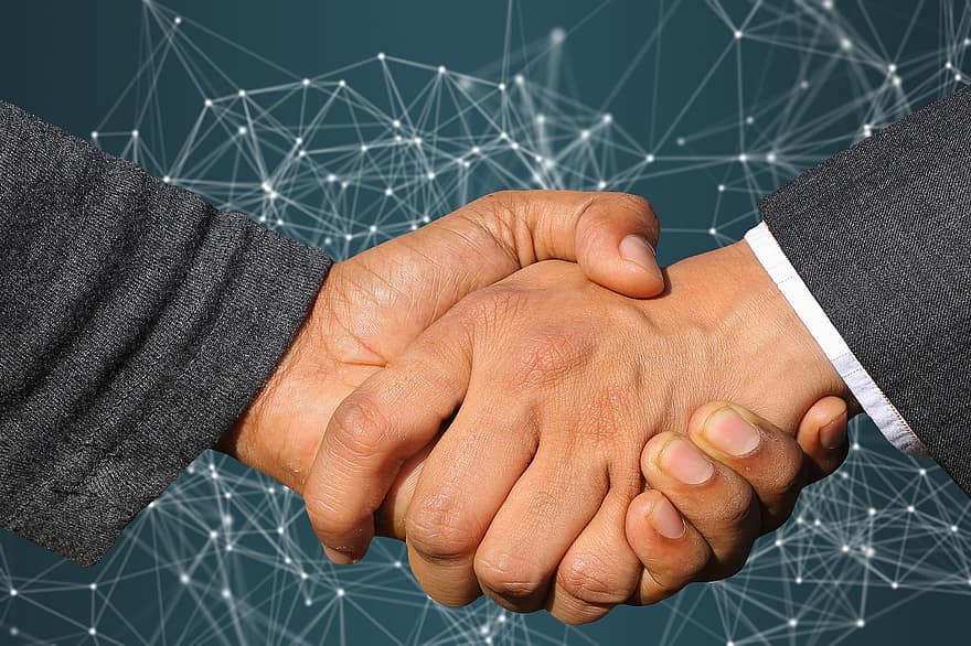Business deal partnership