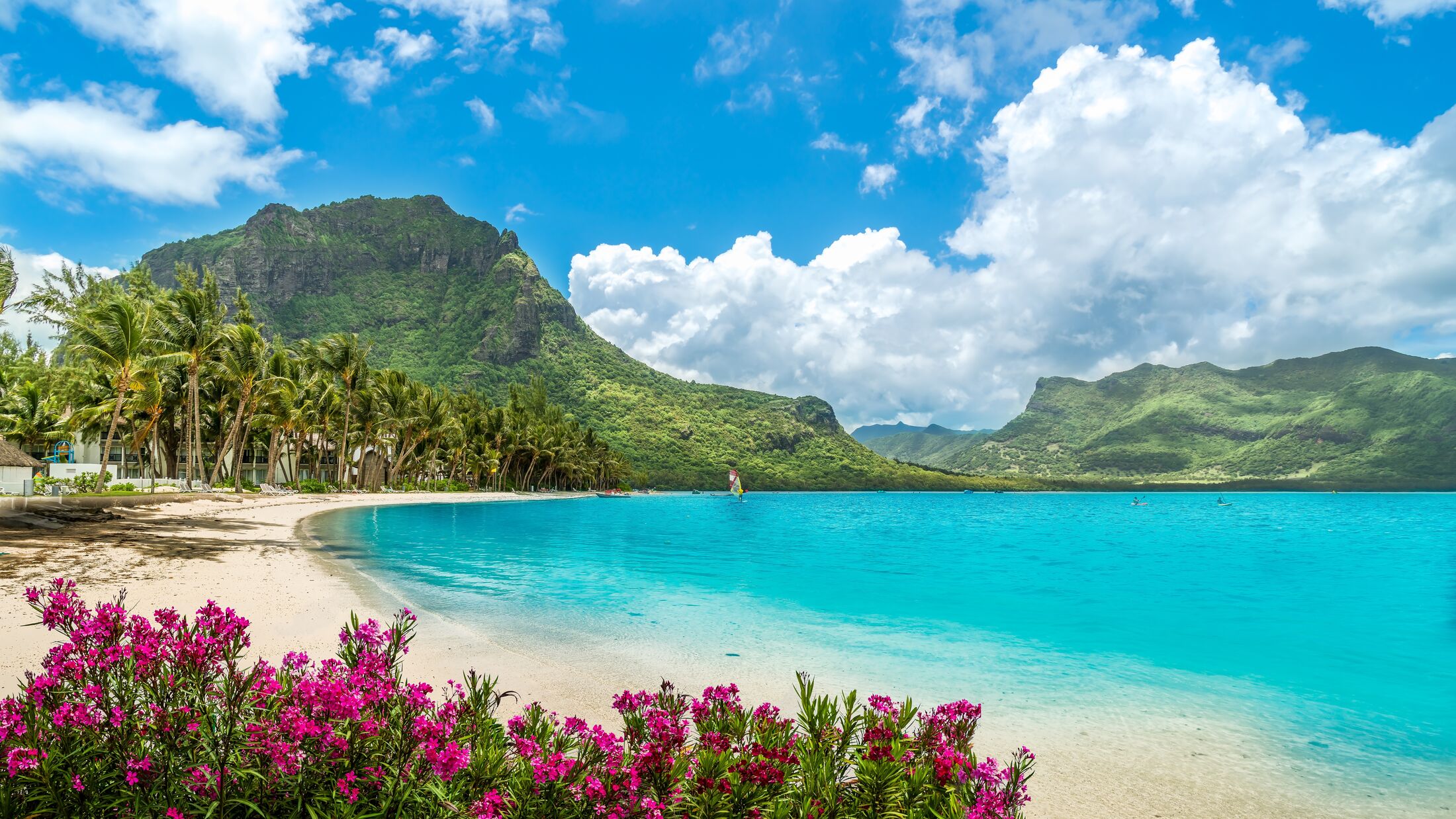 Mauritius tropical beach