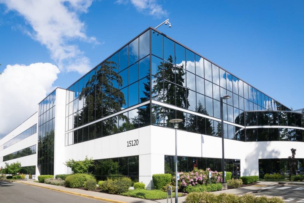 Commercial building painting