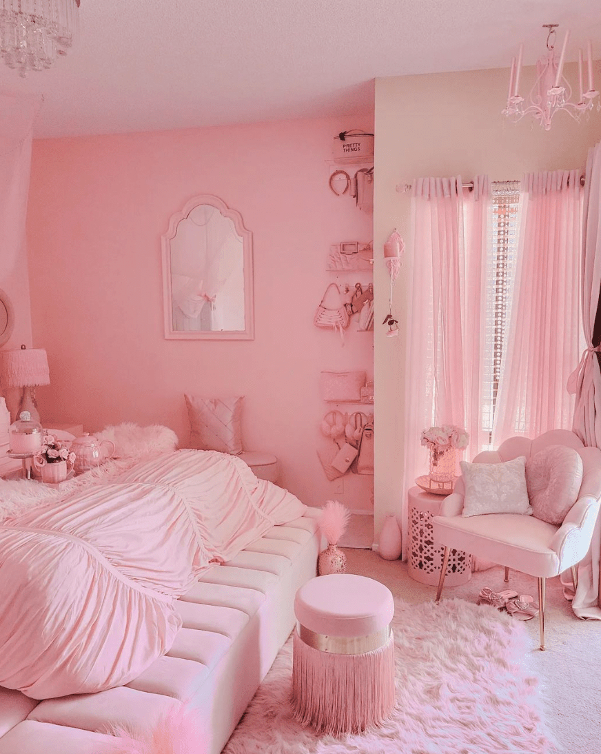 All Pink Room