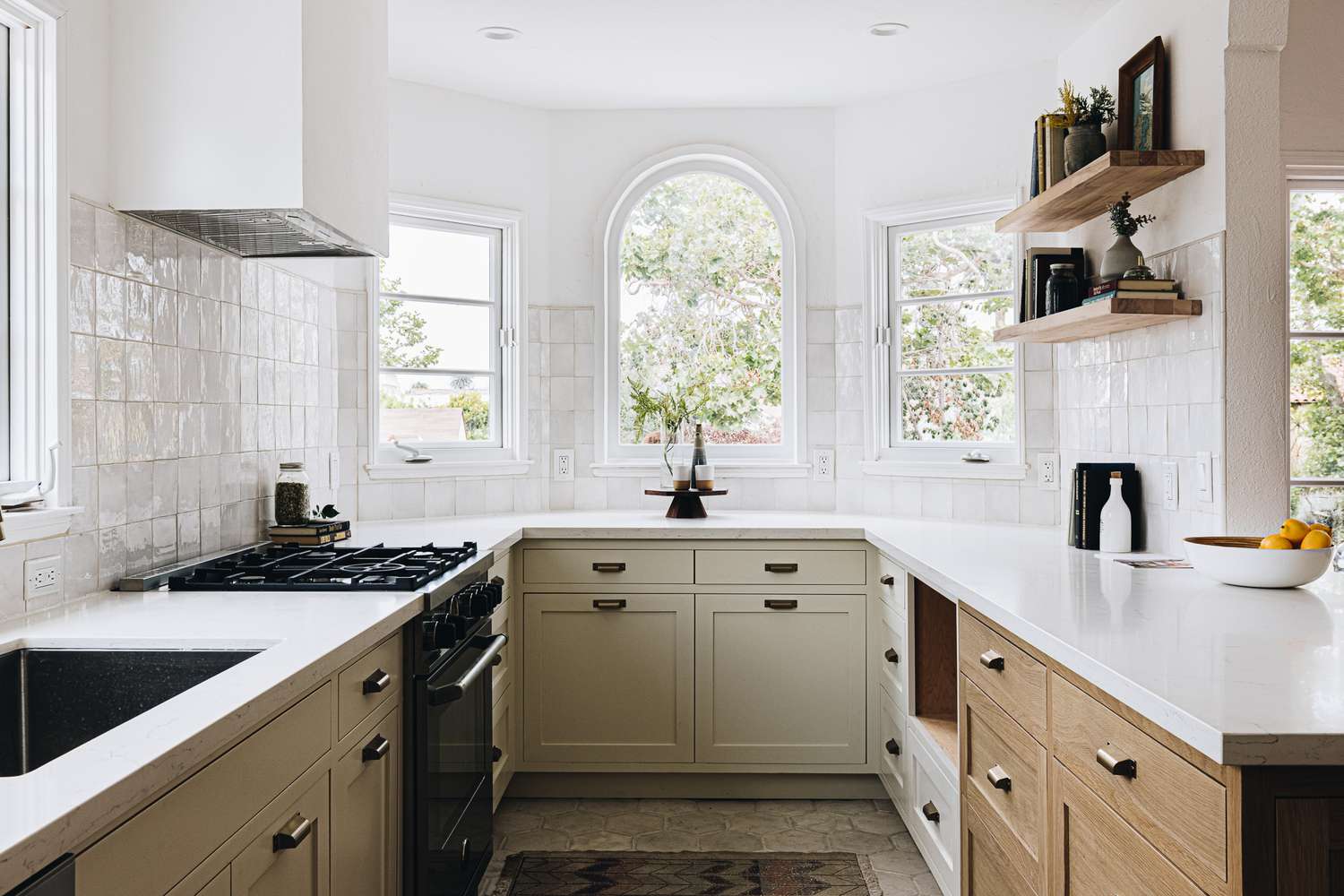 Bright kitchen interior painting