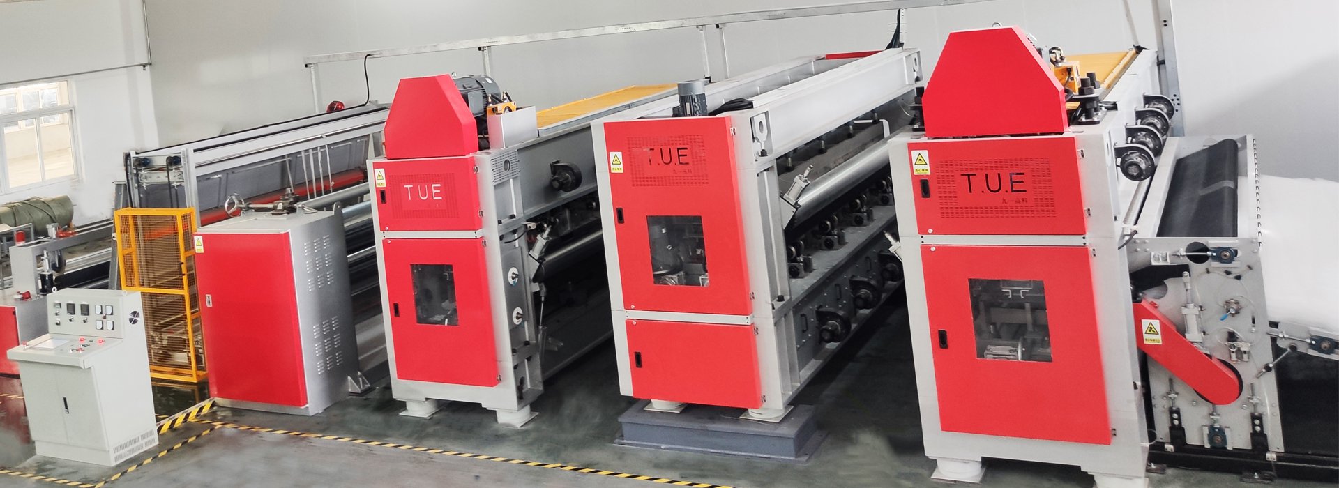 Geotextile Production Line-NONWOVEN NEEDLE PUNCHING LINE-SUZHOU TUE HI-TECH NONWOVEN MACHINERY CO., LTD-SUZHOU TUE HI-TECH NONWOVEN MACHINERY CO., LTD