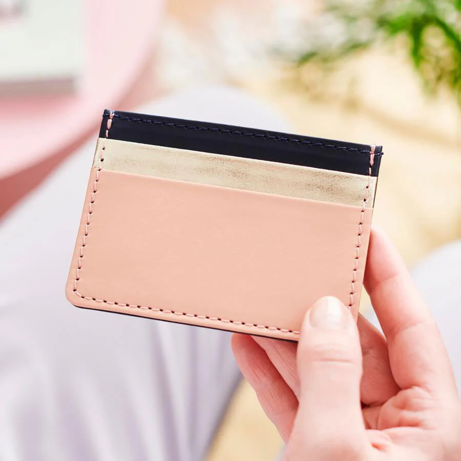 Minimalist Leather Card Sleeve