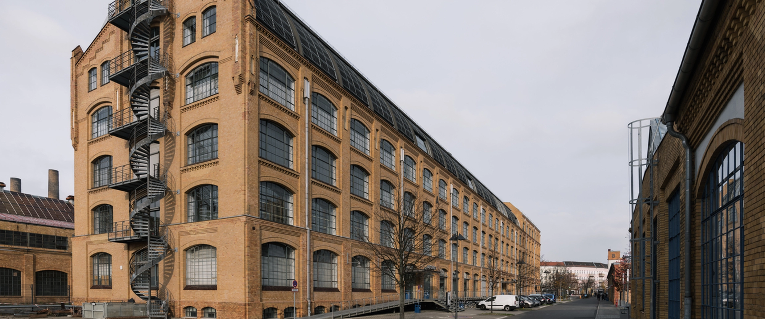 Industrial workshop space in Berlin with natural light