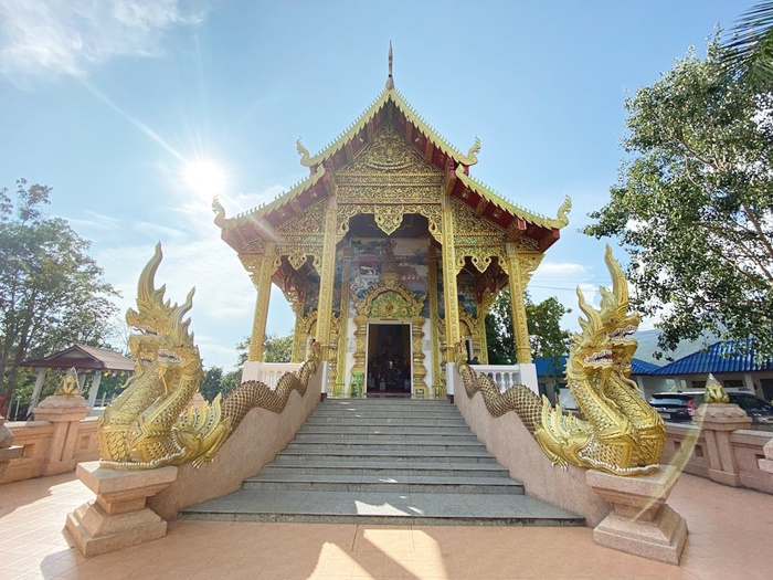 泰国清迈古城寺庙景观