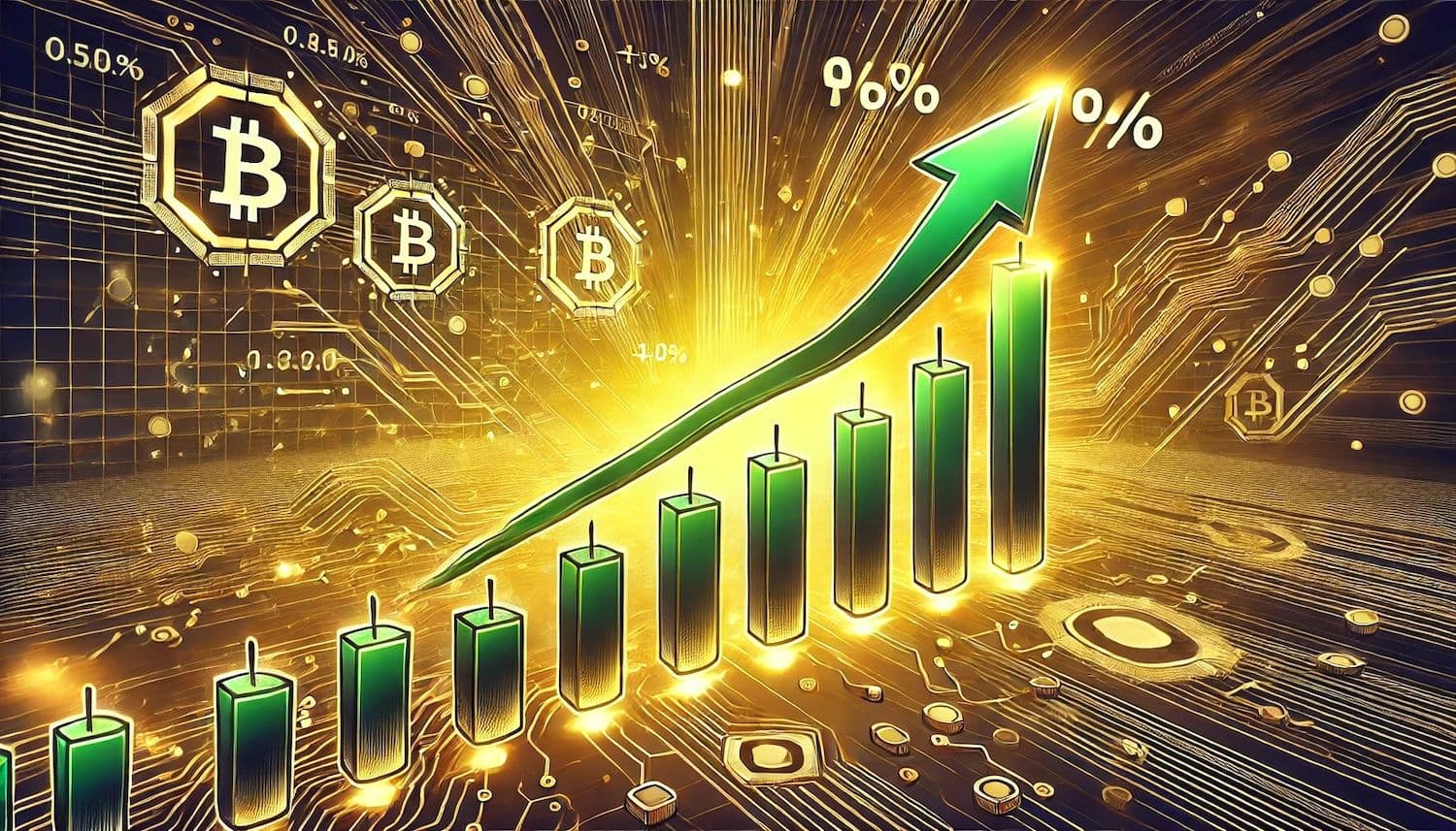 金色抽象金融市场背景