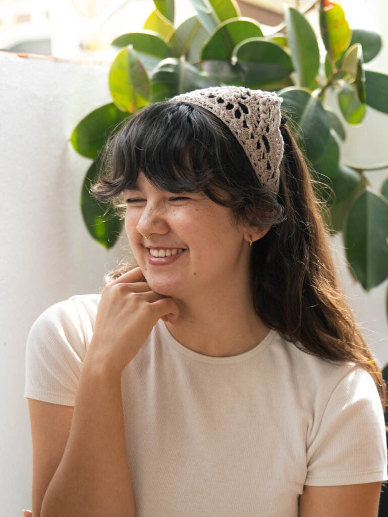 Free Crochet Head Scarf Pattern: Breezy Boho Bandana