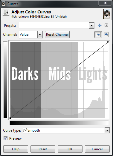 Curve regions and corresponding tones